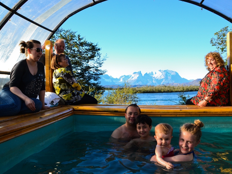 Hotel del Paine Hot Tube