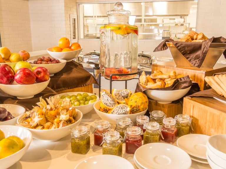 Frühstück in Buffetform