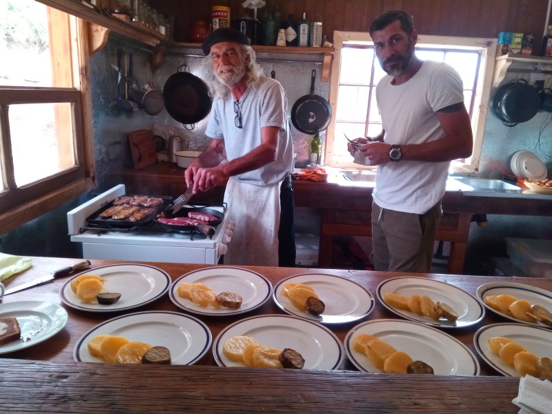 Campamento Darwin Küche