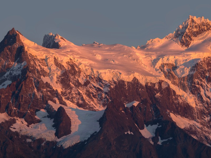 Torres del Paine - Abendpanorama