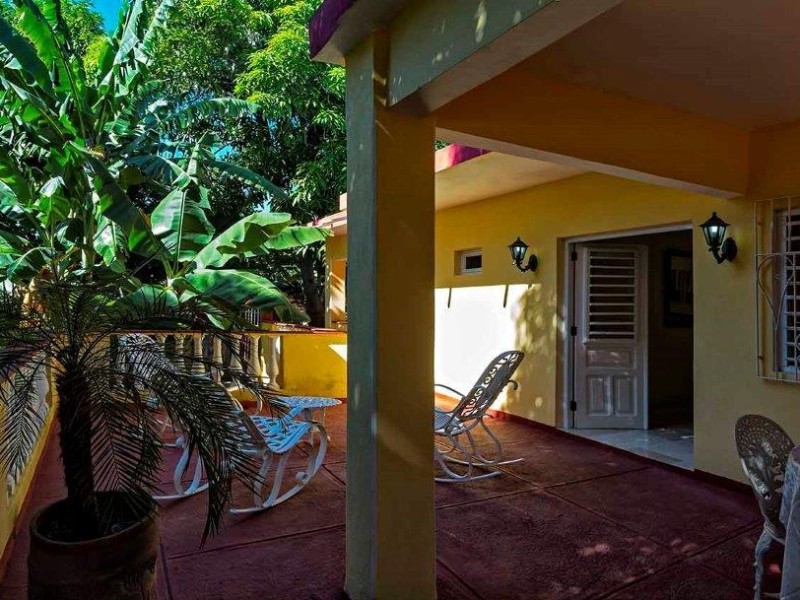 Casa El Suizo Gartenterrasse