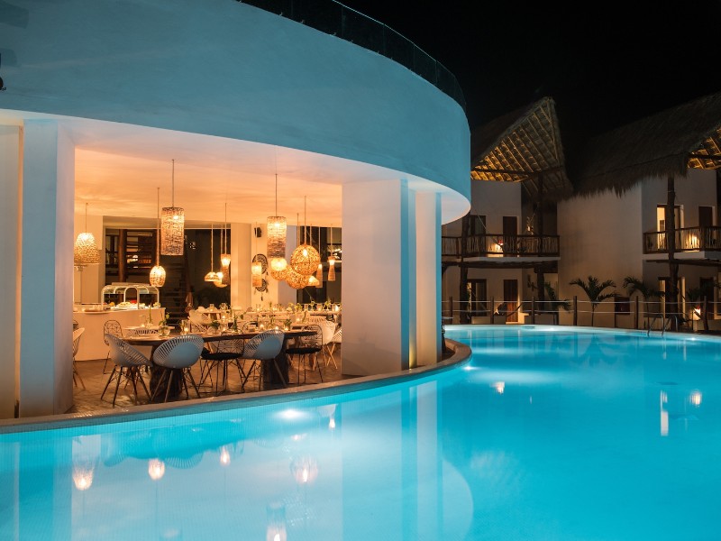 Villas HM Palapas - Pool Restaurant