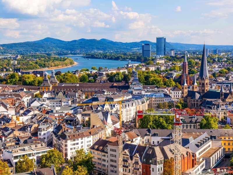 Luftansicht von Bonn