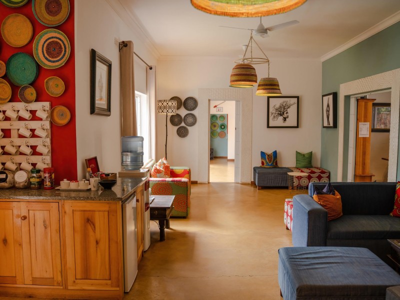 Lobby und Lounge Phezulu Guest Lodge