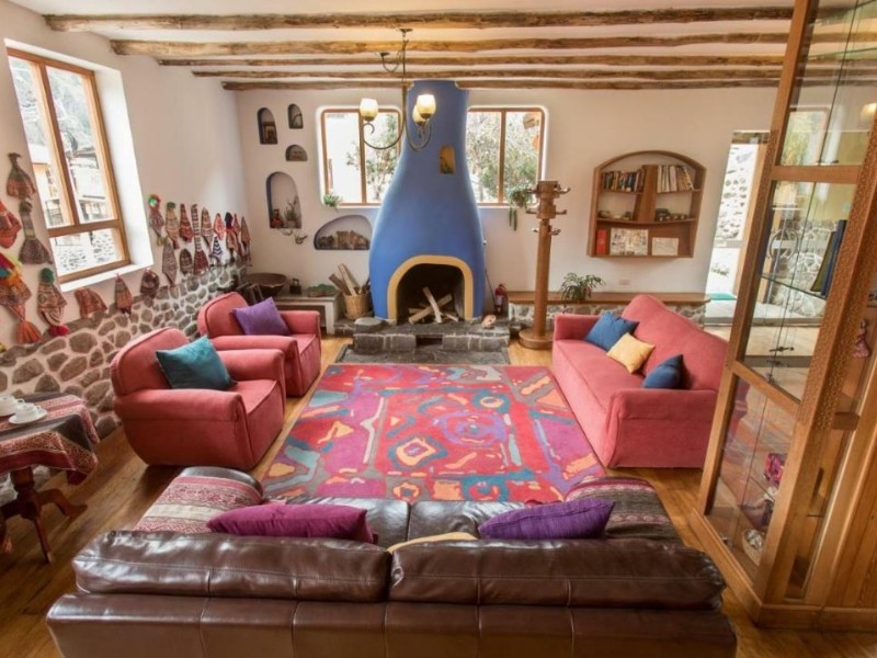 Farbenfroher Gemeinschaftsbereich