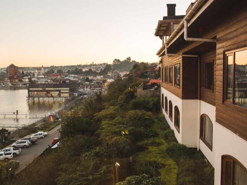Cabañas del Lago - Terrasse mit Aussicht