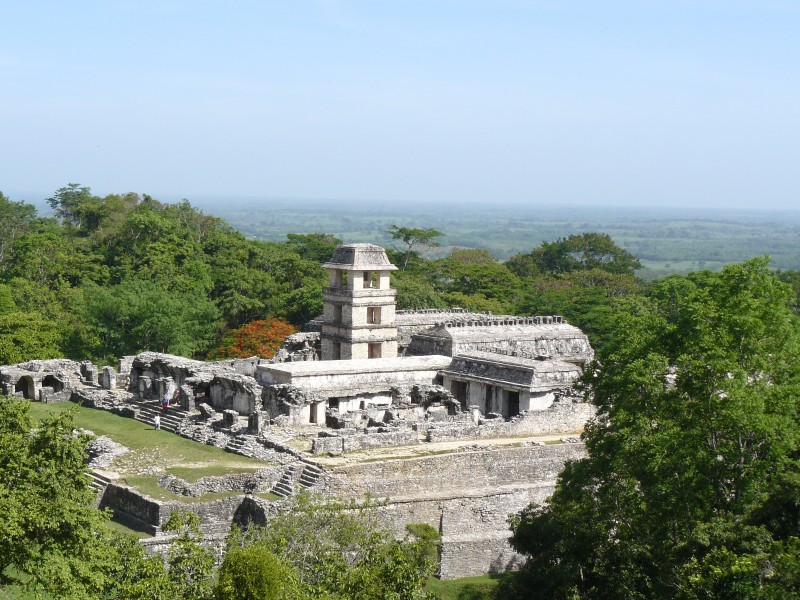 Ausgrabungsstätte mit Aussicht