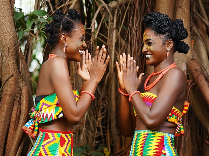 two women in traditional -day 7 