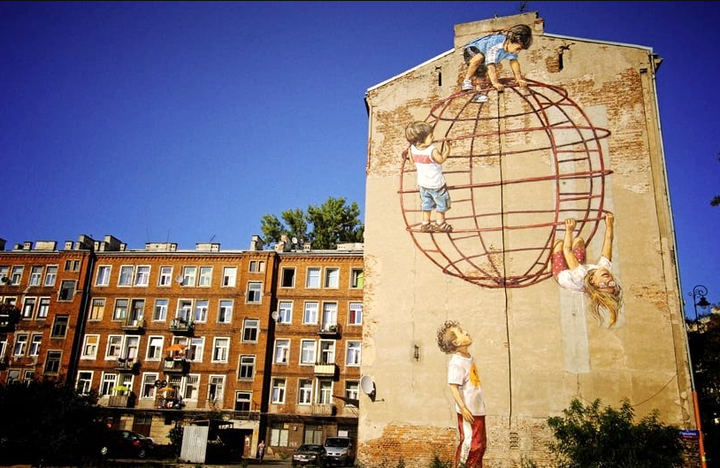 the creative Praga district, Warsaw