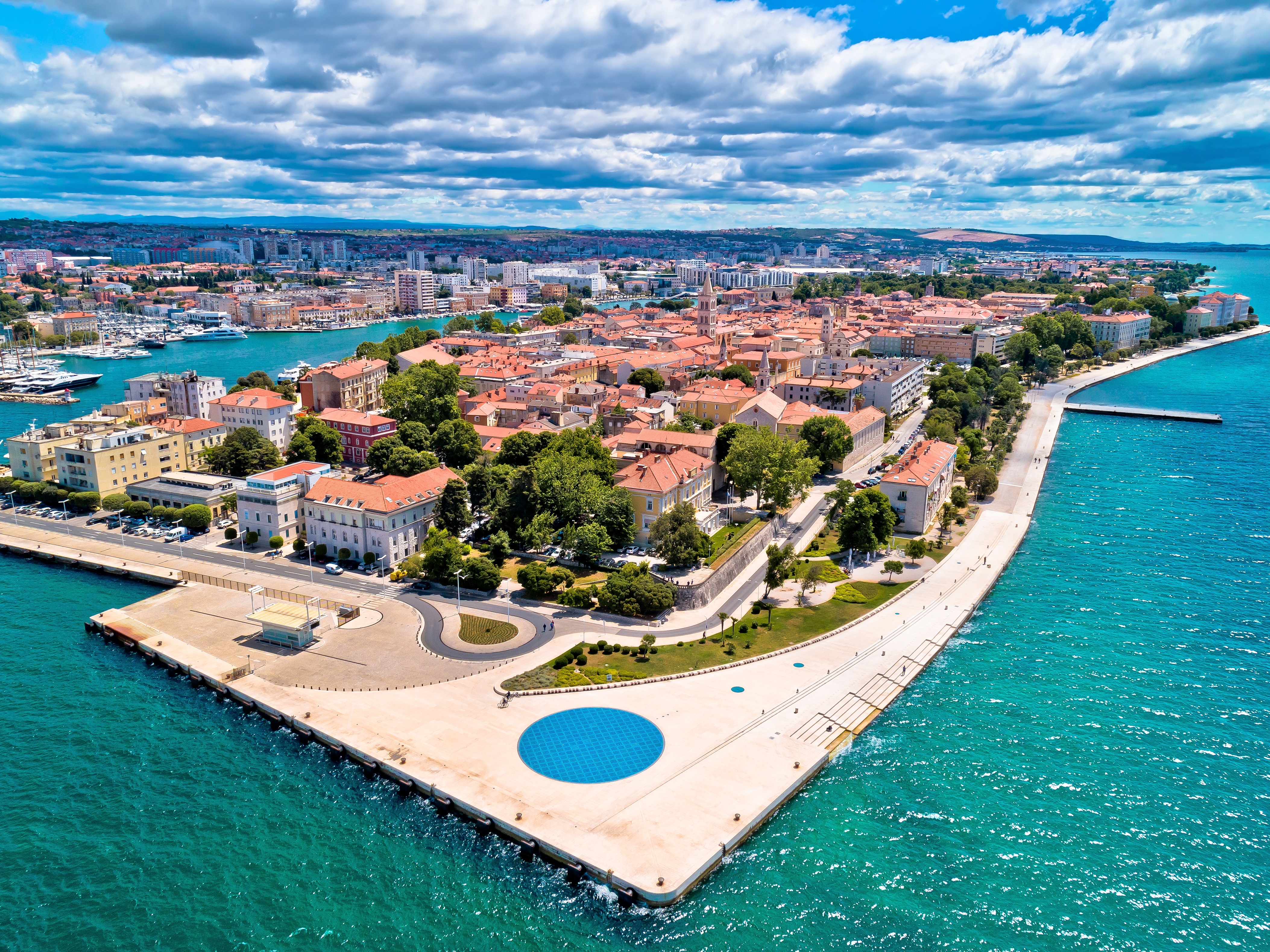 Zadar Gruß an die Sonne und Meeresorgel