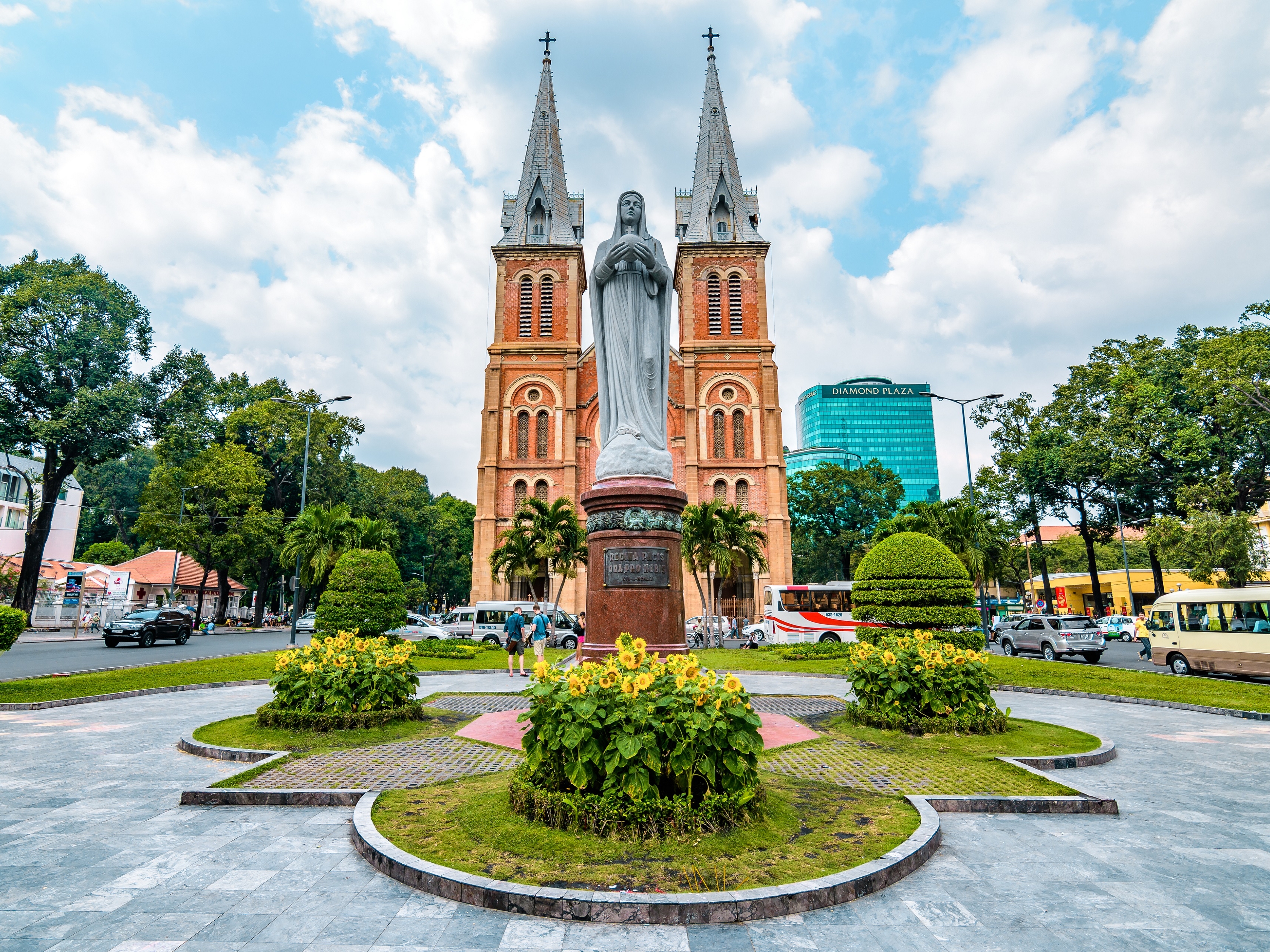 Ho Chi Minh Stadt Kathedrale Notre Dame