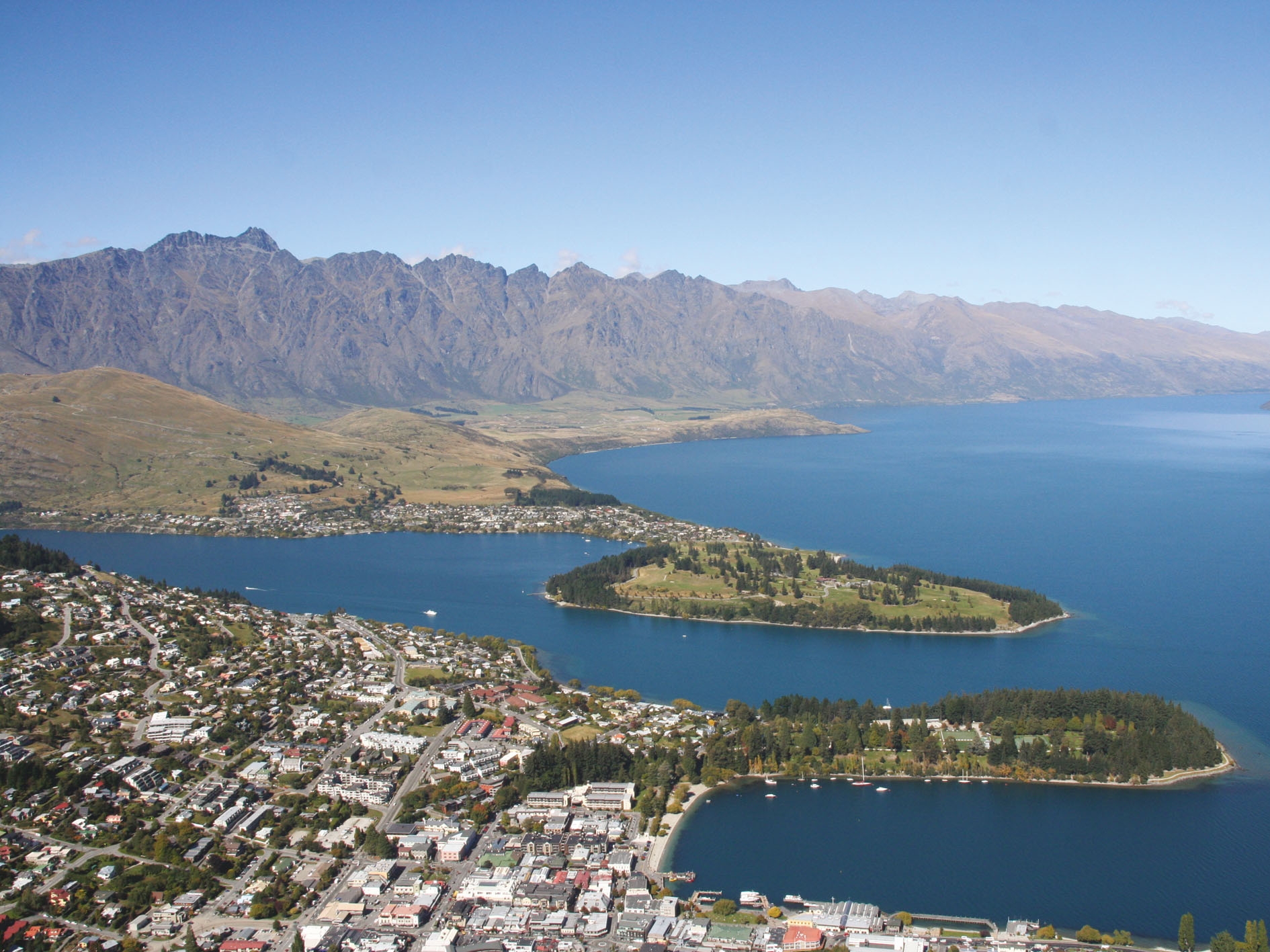Queenstown Blick vom Bobs Peak 