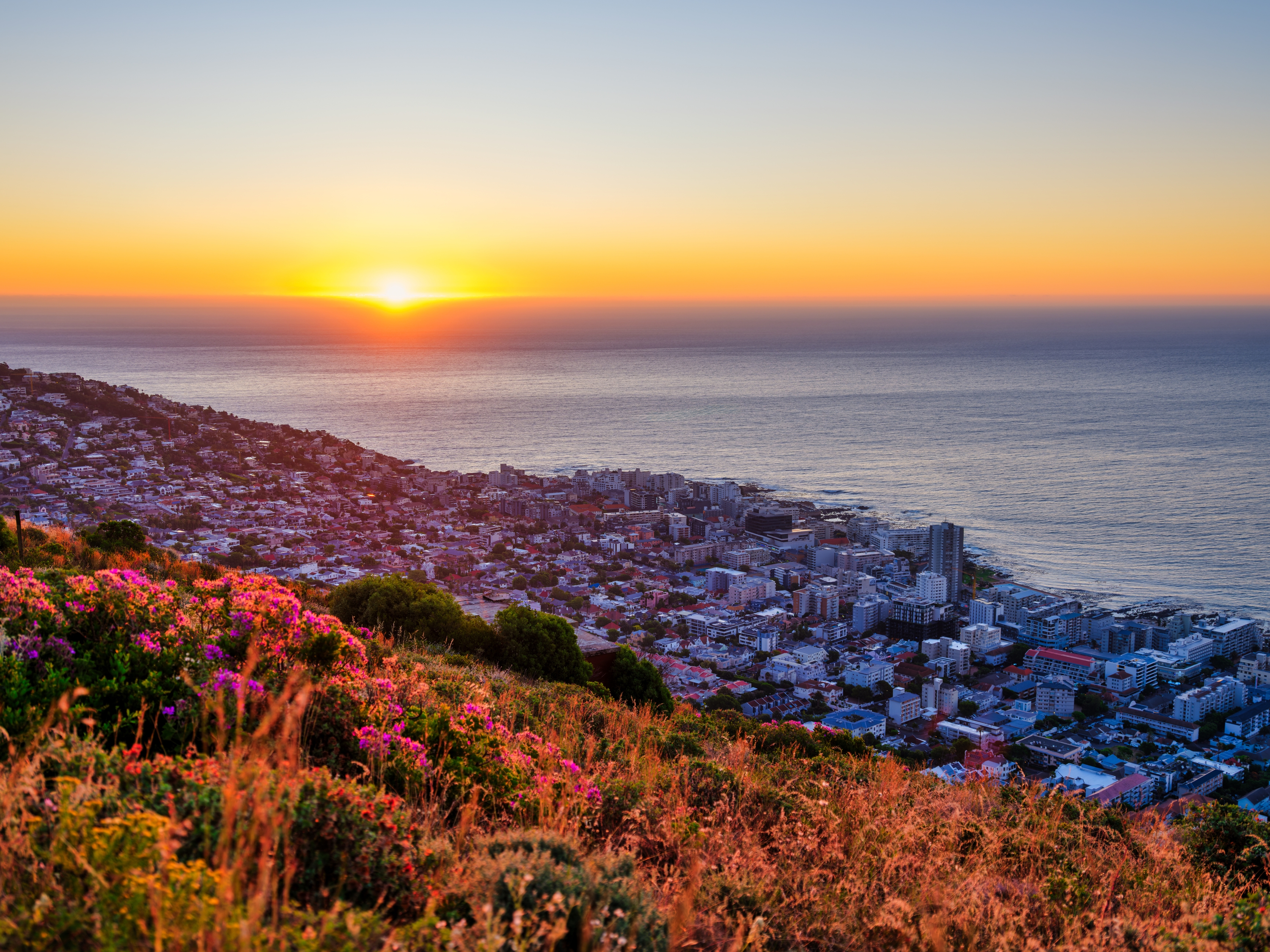 Kapstadt Blick vom Signal Hill