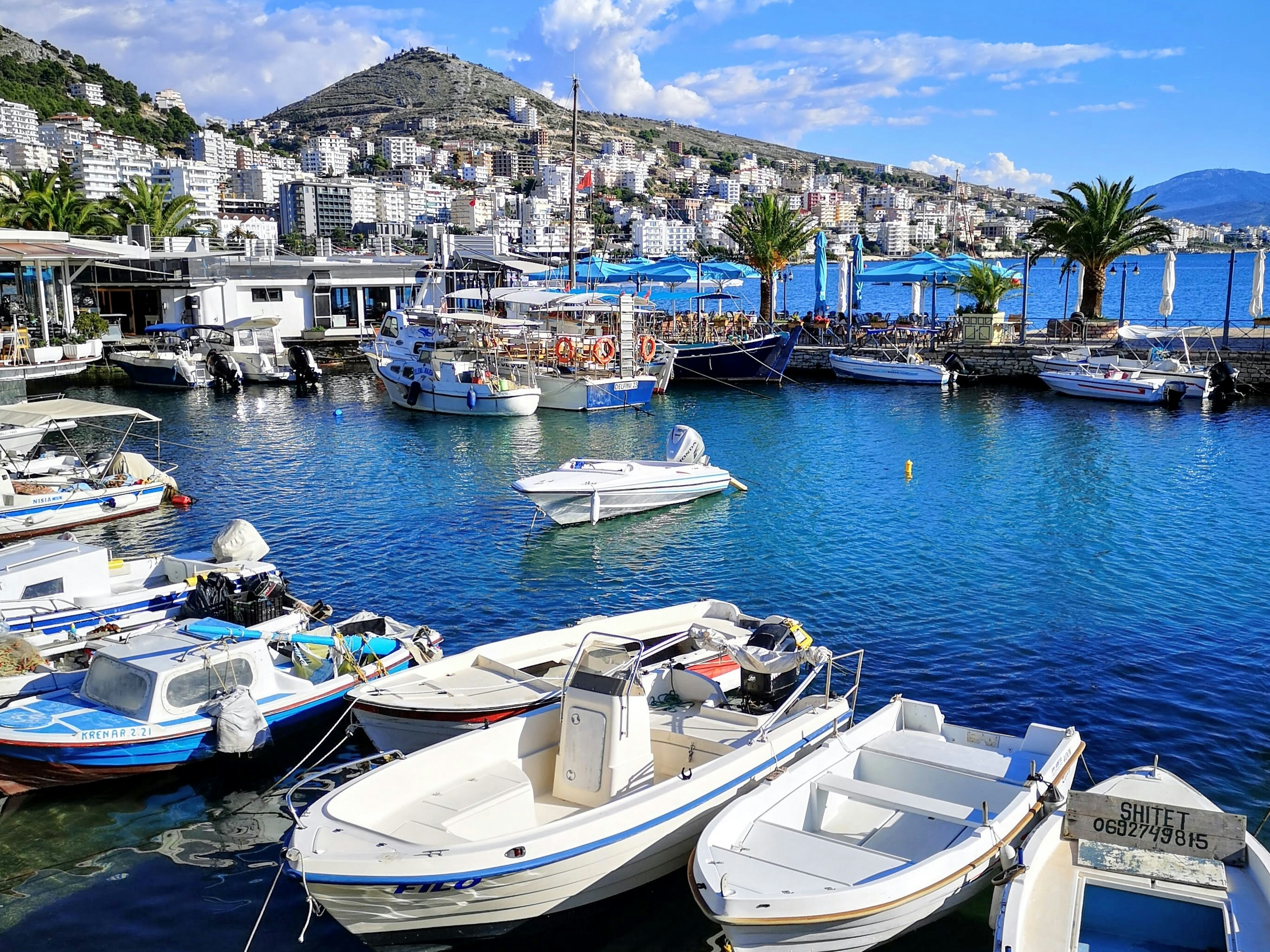 Sarande Hafen