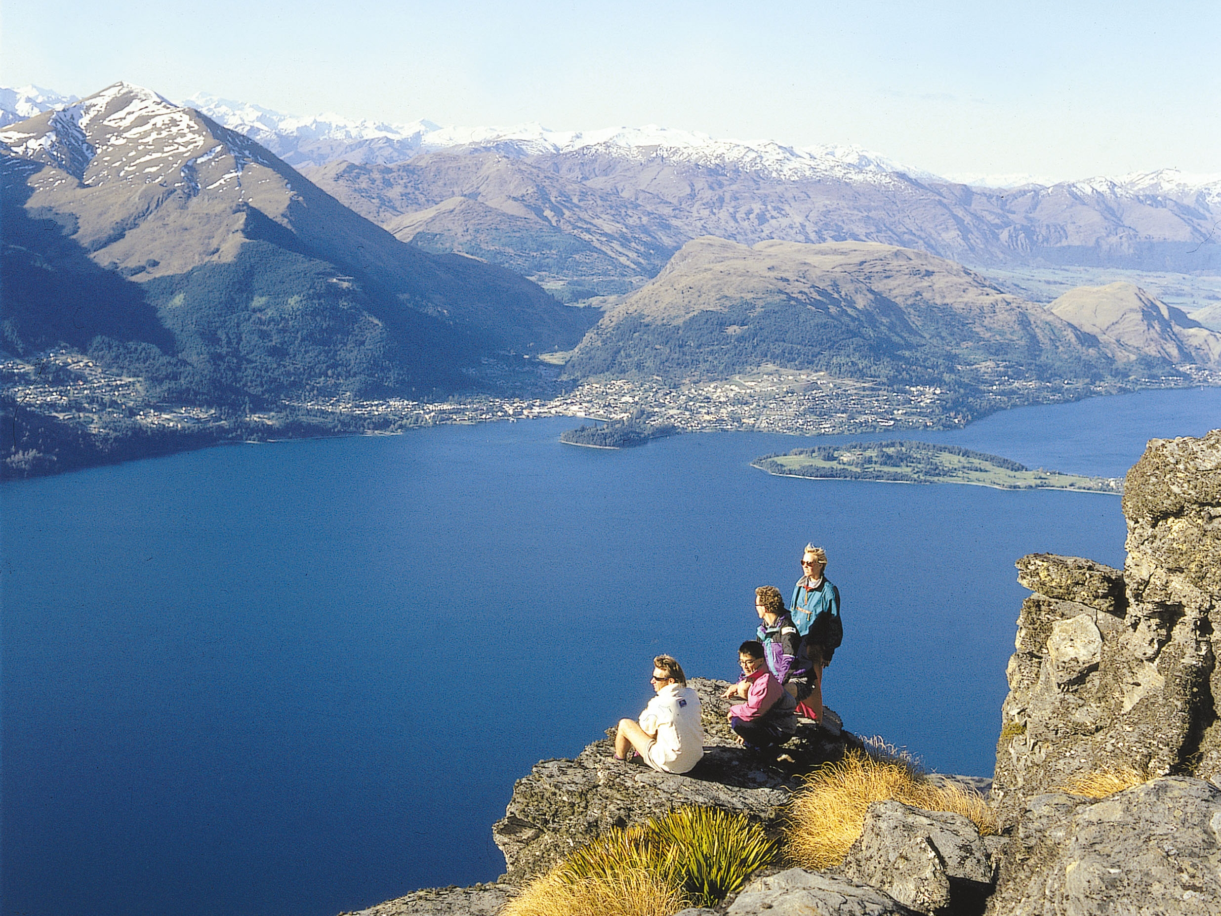 Queenstown Blick auf Lake Wakatipu