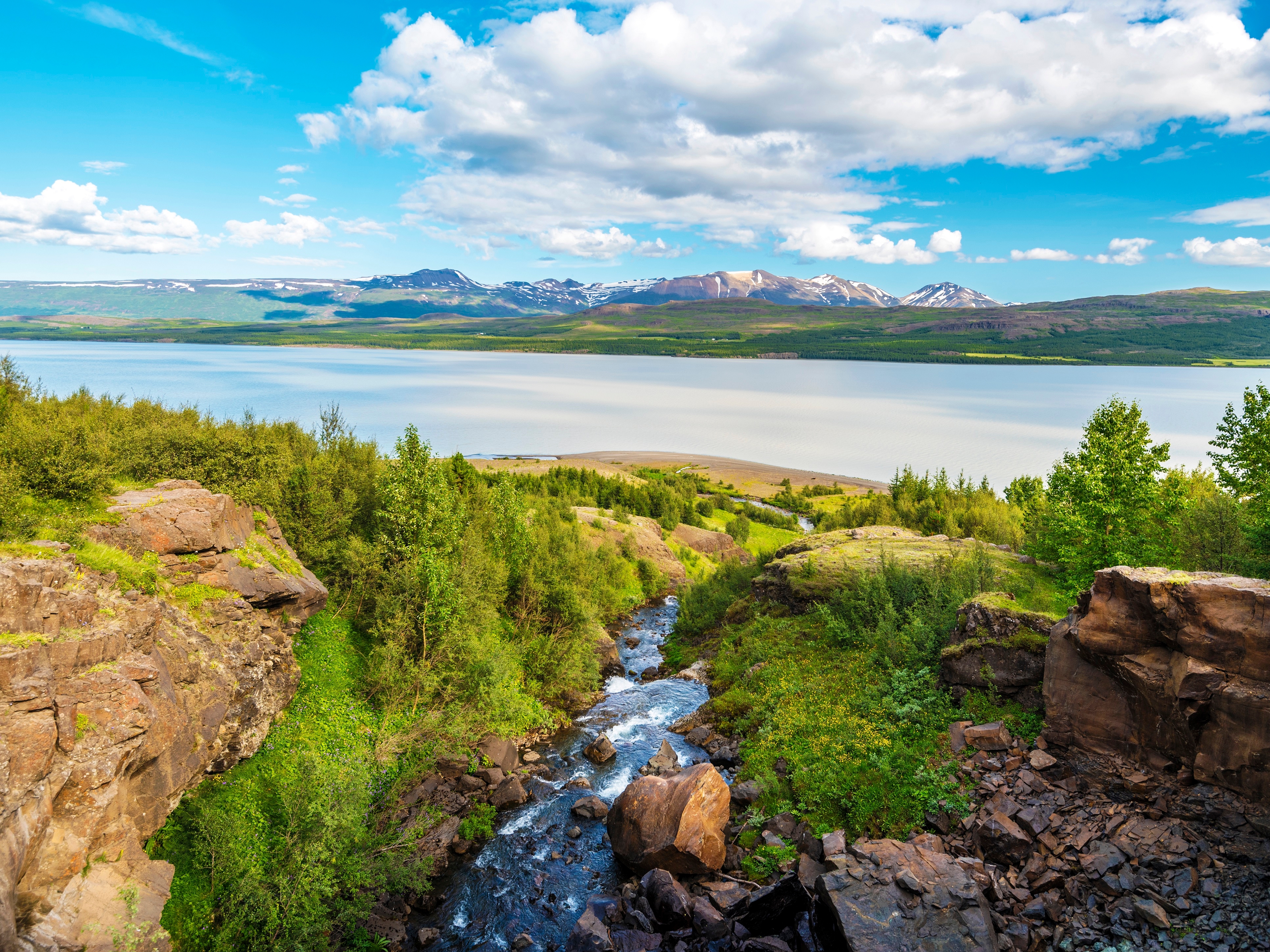 Egilsstadir Lagarfljot See 
