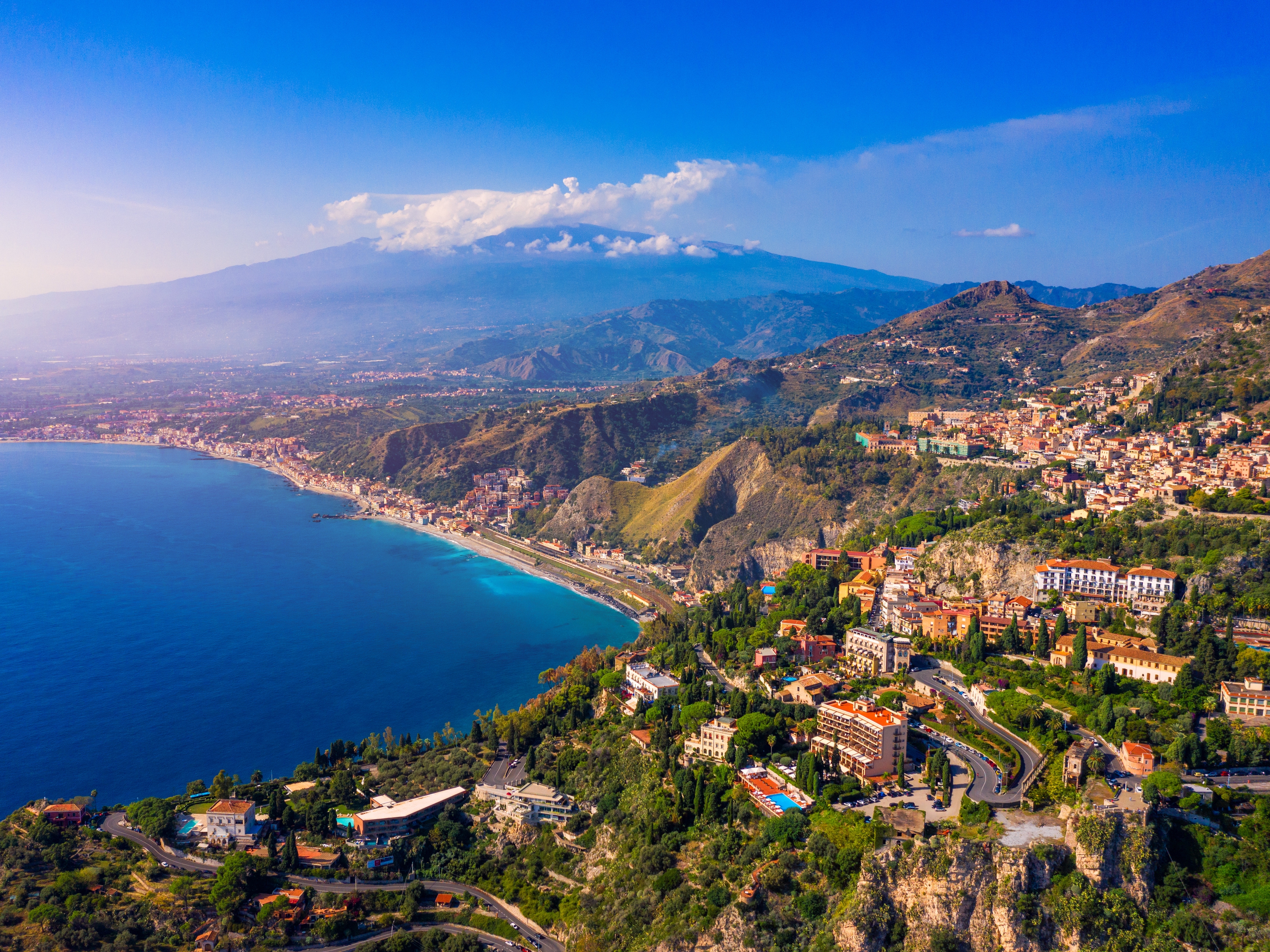 Insel Sizilien Taormina + Aetna 