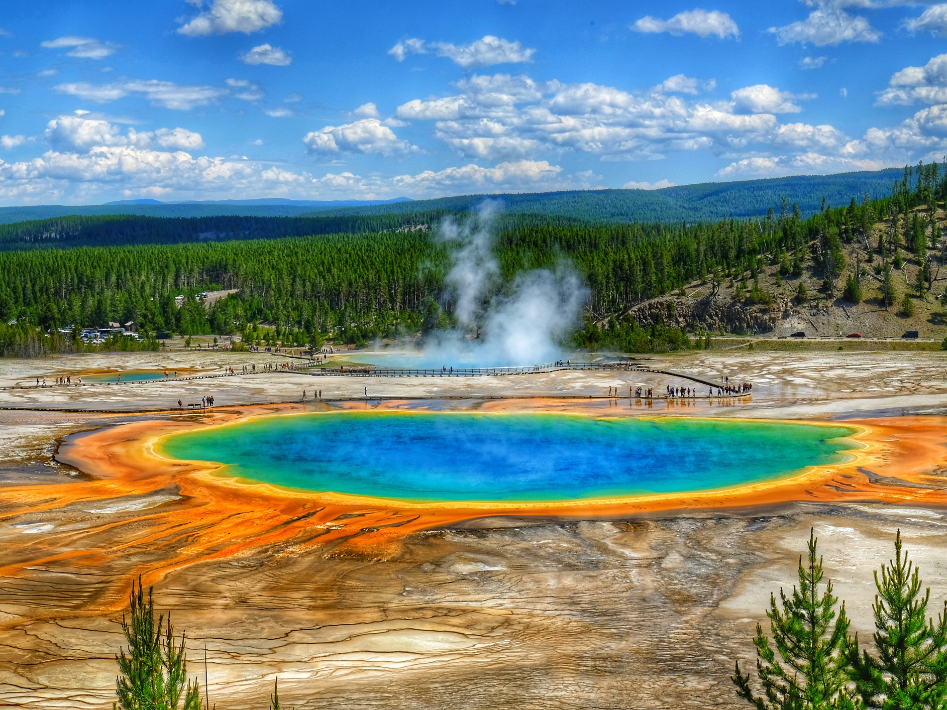Yellowstone NP Grand Prismatic Spring