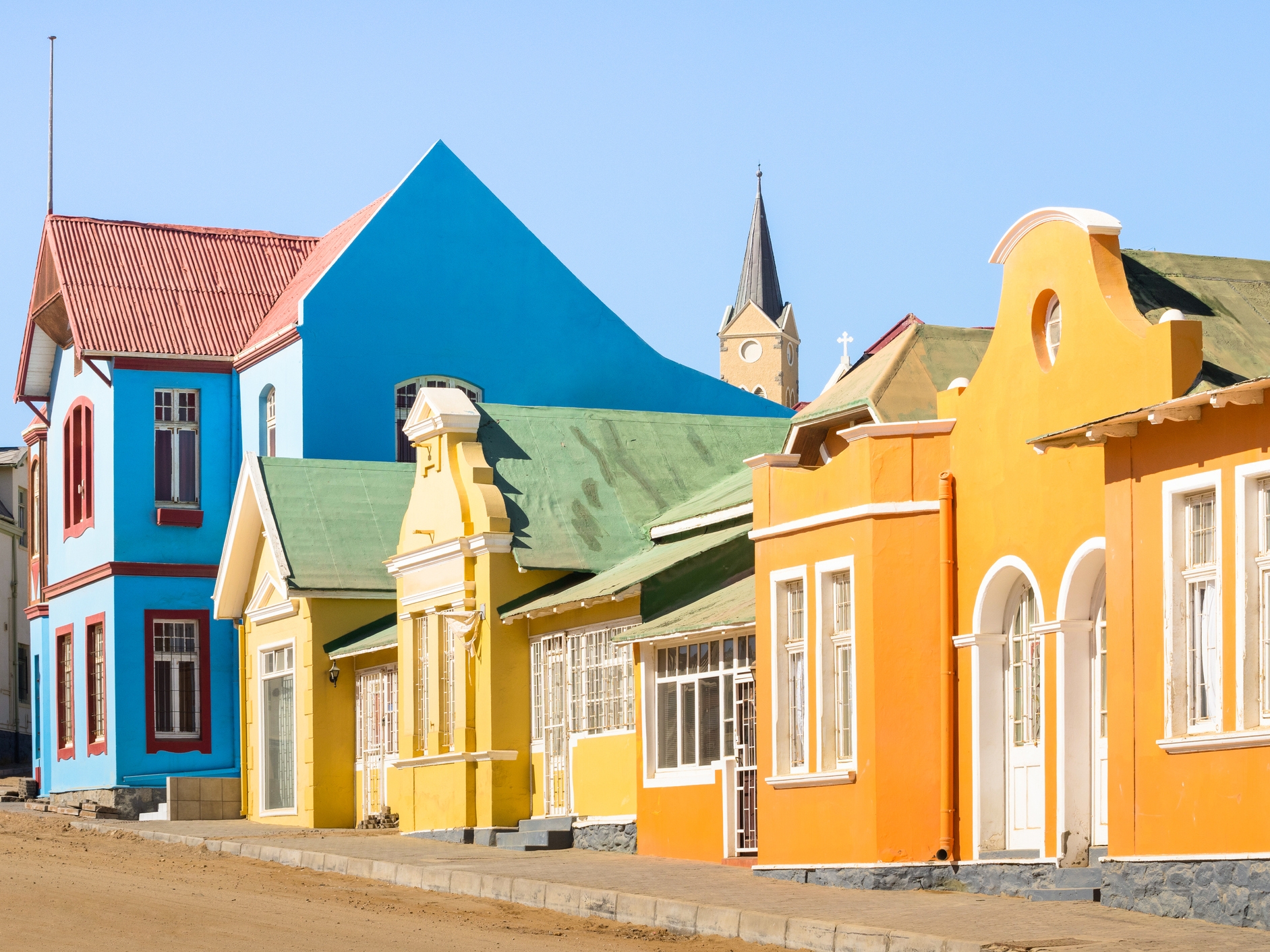 Luederitz Bunte Haeuser