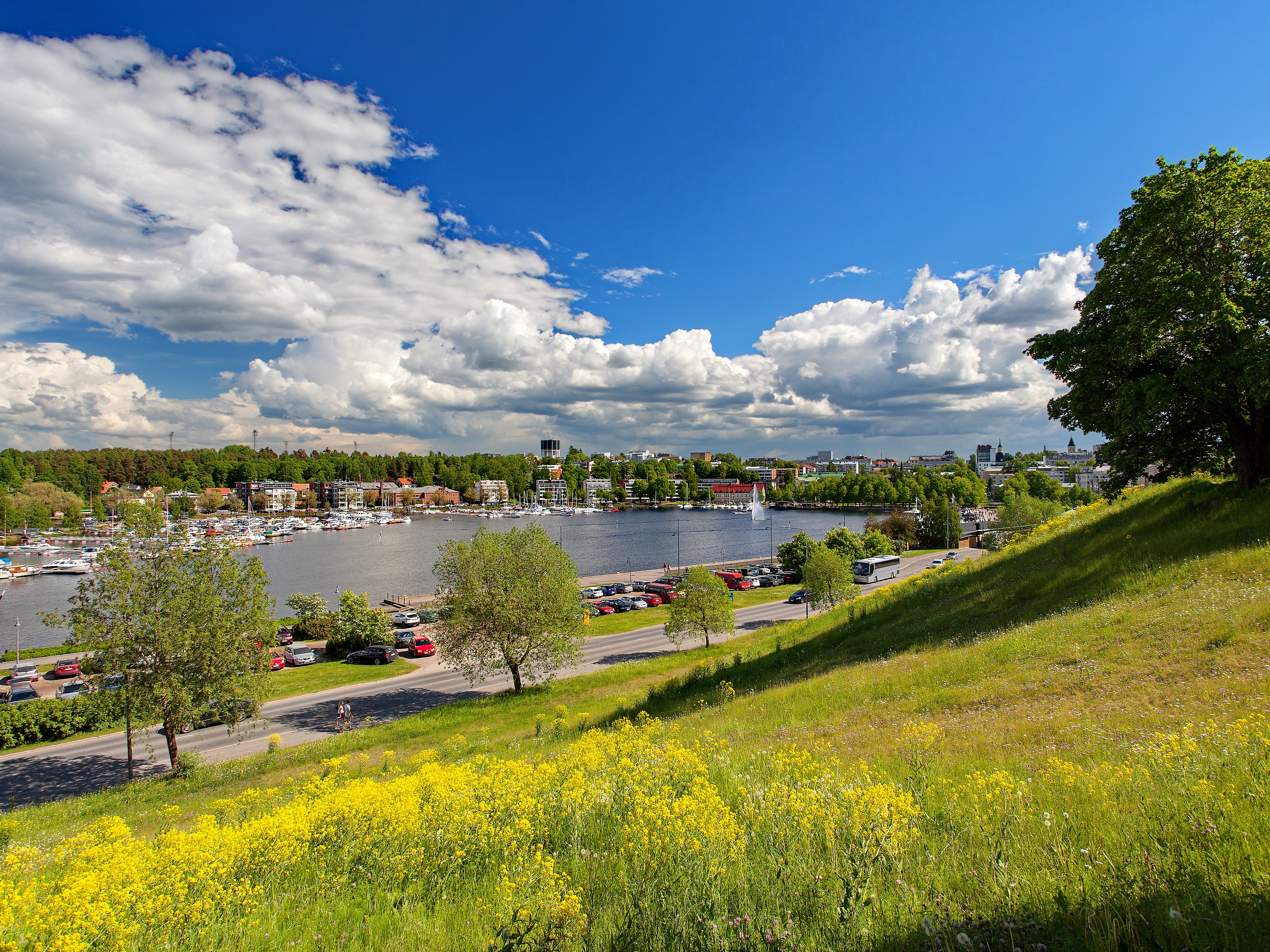 Lappeenranta Stadtzentrum + Hafen