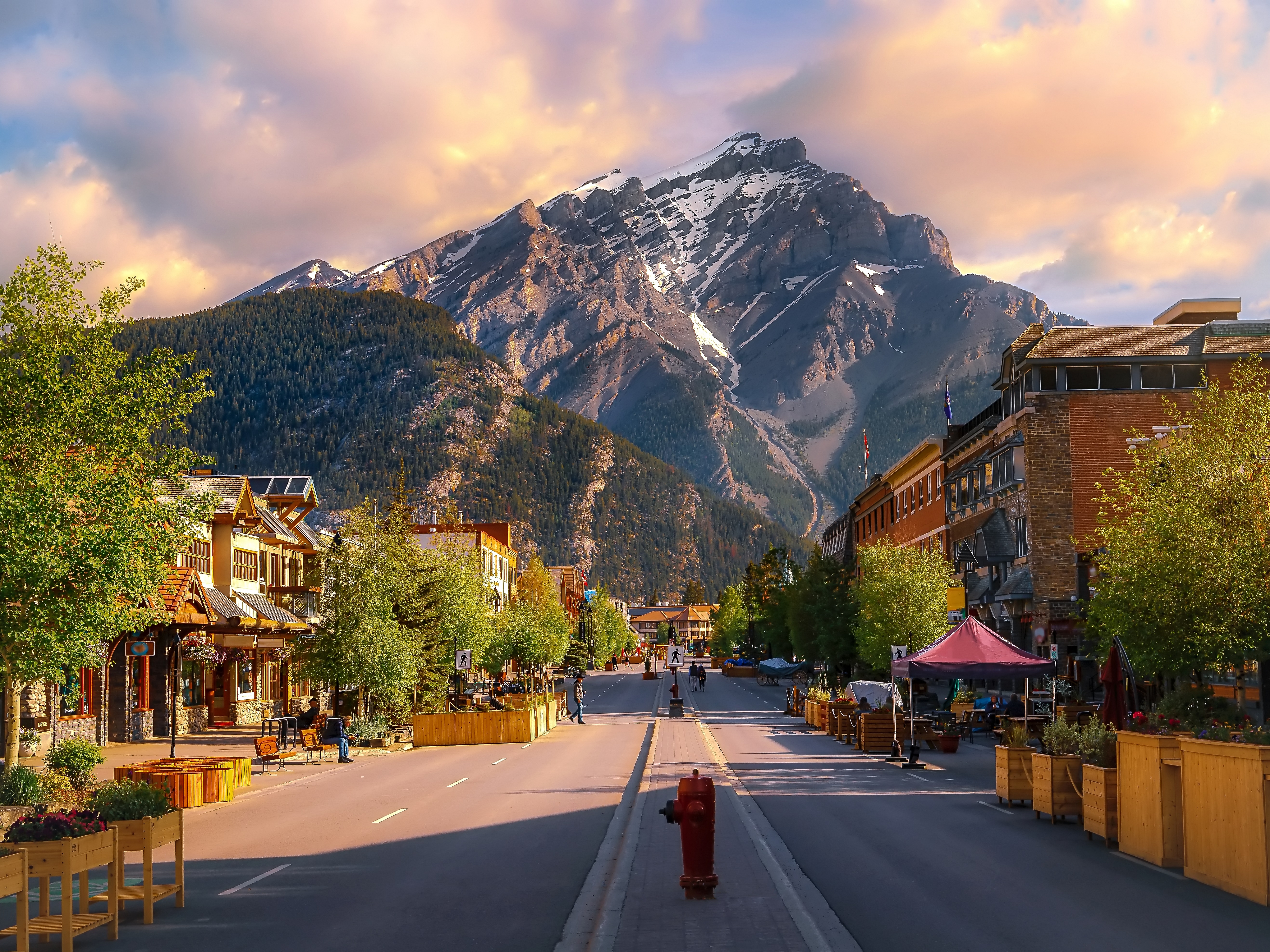 Banff Stadtzentrum