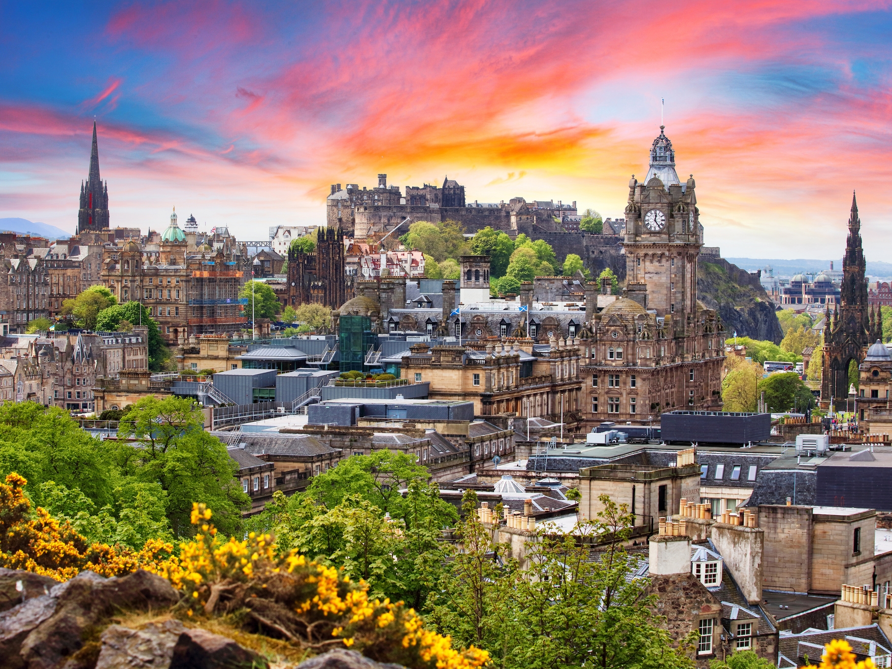 Edinburgh Skyline + Castle