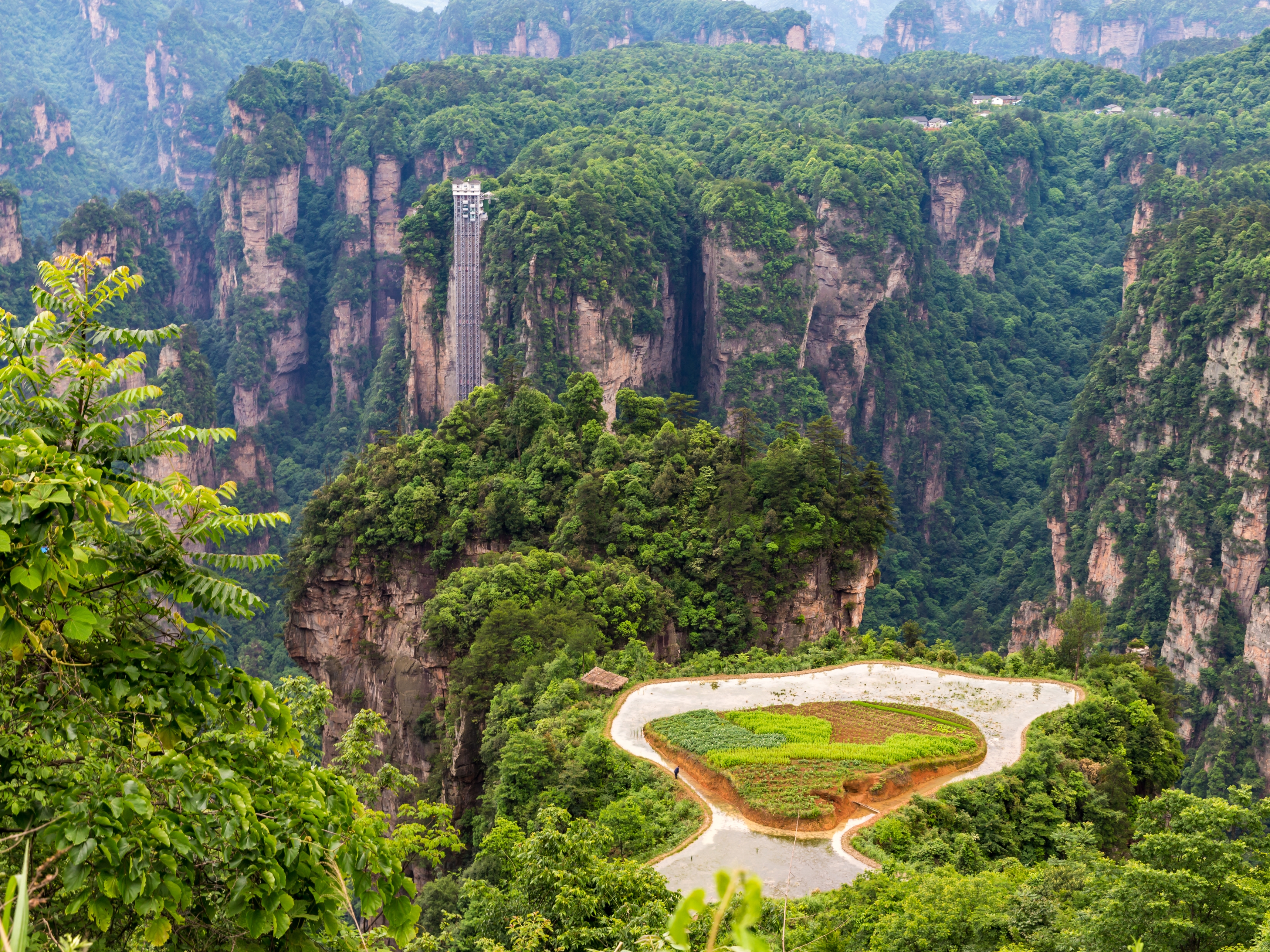 Zhangjiajie Wulingyuan Bailong Aufzug