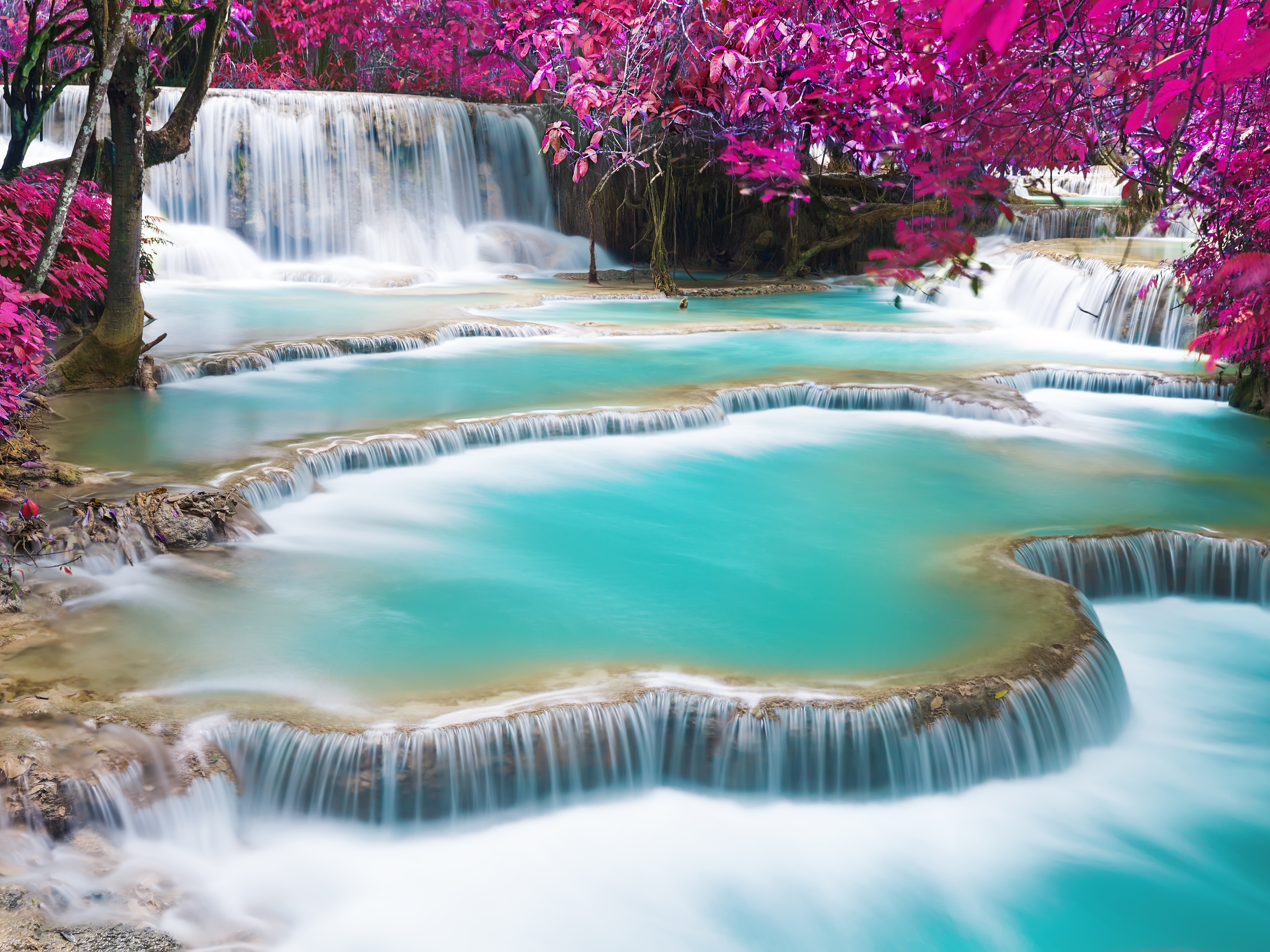 Kuang Si Wasserfall
