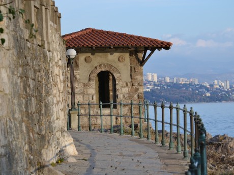 Opatijas Altstadt am Meer