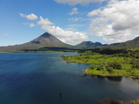 Arenal Volcano with Arenal Lake La Fortu