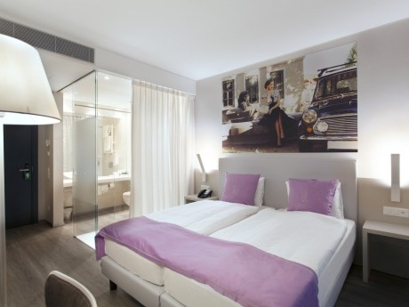 Schweiz, Lugano - Bsp Zimmer City Hotel