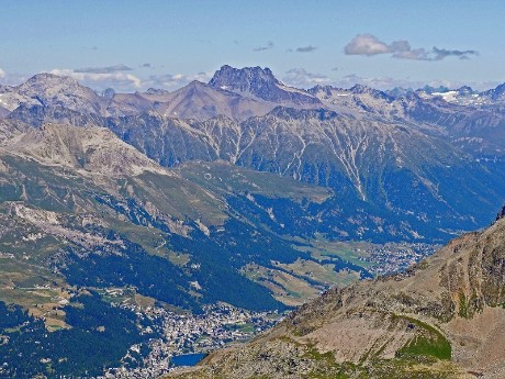 Alpines Panorama, St. Moritz