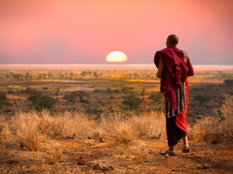 Serengeti Nationalpark Massai