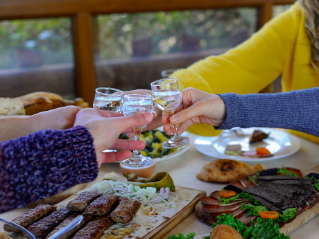 Dine with local family