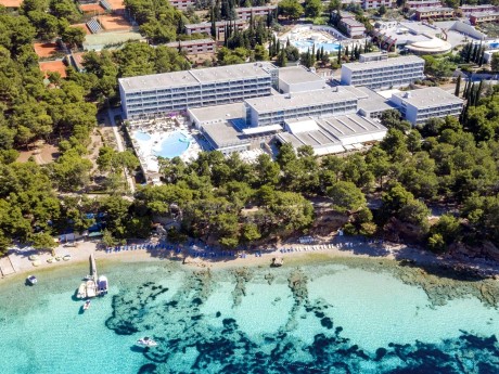 Hotel Elaphusa von oben