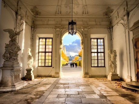 Inside Schloss Belvedere, Wien