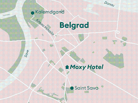 Stadtplan Belgrad