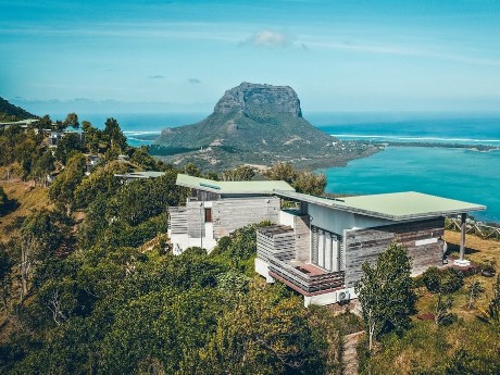 Aussicht, Chalets Chamarel