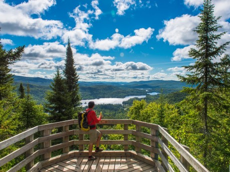 Mont Tremblant Nationalpark Wanderer