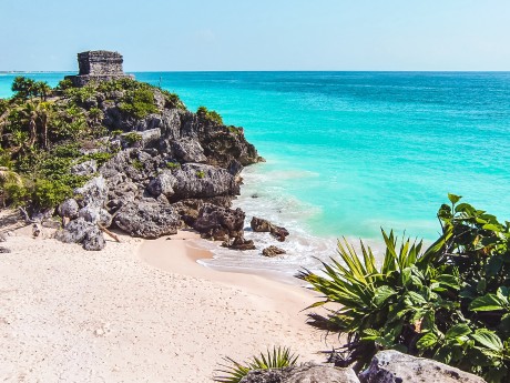Tulum Maya-Ruinen am Strand