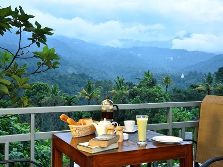 Mistletoe Munnar Homestay Fruehstueck