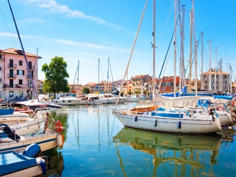 Alpe-Adria Radweg Grado Hafen