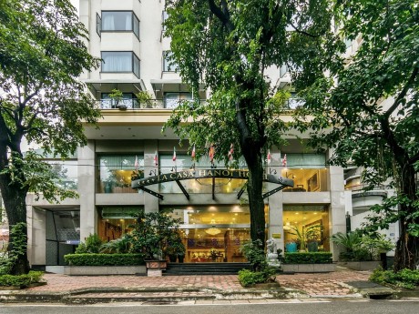 Das Lacasa Hotel von außen