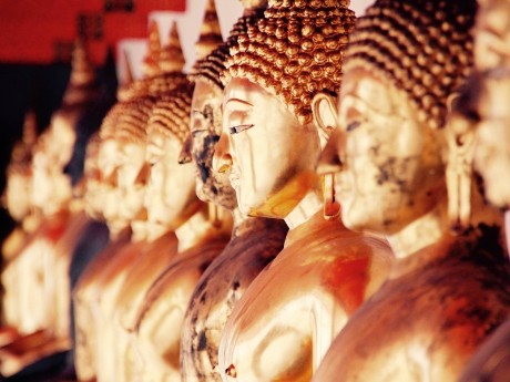 Goldene Buddhas
