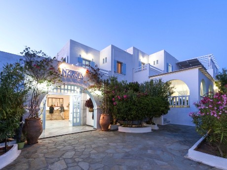 griechenland-paros-hotel narges-eingang