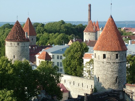 Tallin, Burg von oben 