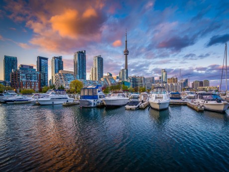 Toronto Skyline + Hafen