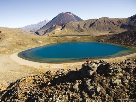 Tongariro National Park Lake Rotopounamu