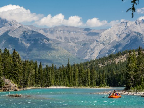Kanada_Alberta_Banff Np_Bow River Raftin