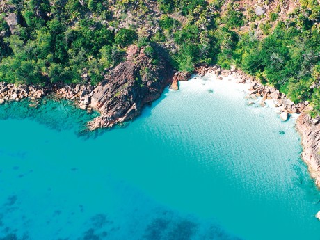 Curieuse Island Drohnenbild